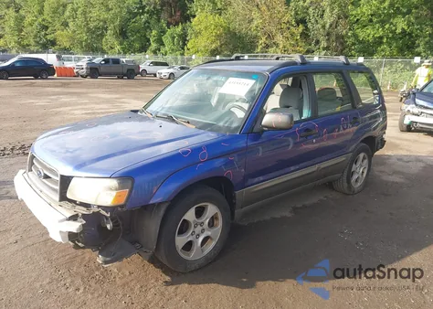 2004 Subaru Forester 2.5Xs из США, поврежденный, VIN JF1SG65634H761445
